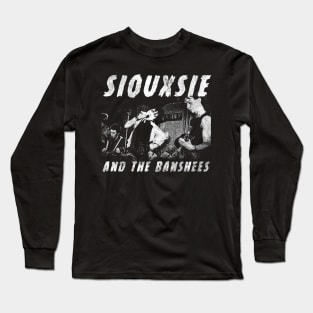 Vintage Distressed Siouxsie and the Banshees | Post Punk Vintage Design Long Sleeve T-Shirt